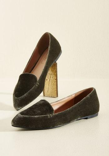  Best Of Velvet Loafer In Thyme In 10