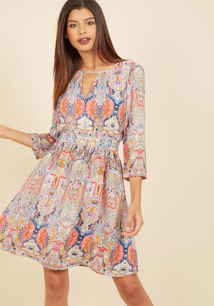 Modcloth Improvised Delights A-line Dress