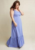 Modcloth Inclined To Impress Maxi Dress In Lavender In L