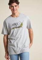 Modcloth Take It Slow Men's Graphic Tee In Xl