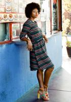  Kheer To Join Us? Shirt Dress In Stripes In Xs