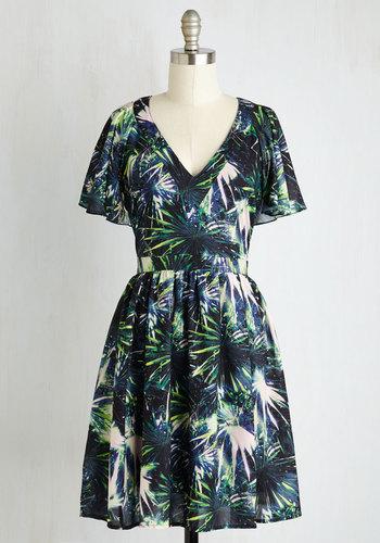 Whistleandwolf Bolster Your Boldness Dress In Palm