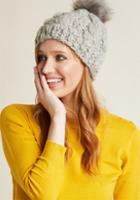 Modcloth Holy Cozy Knit Hat In Grey