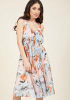  New York City Twirl Floral Dress In Sky In 0