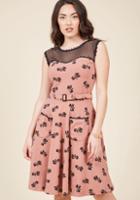 Effiesheart Blogging Molly A-line Dress In Bows In Xl