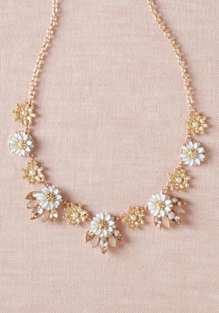 Modcloth Bloom Brilliantly Necklace