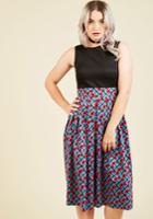  Serendipitous Occasion Midi Dress In Tile In 8 (uk)