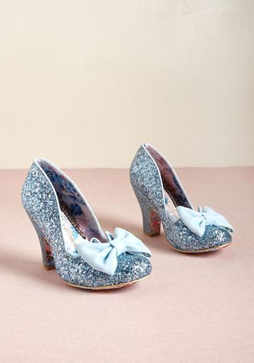 Irregularchoice Glamourous Plans Glitter Heel In 41