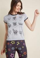 Modcloth Forest Moon Fashions Graphic Tee In M