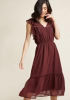 Bbdakota Library Lovely Boho Midi Dress In L