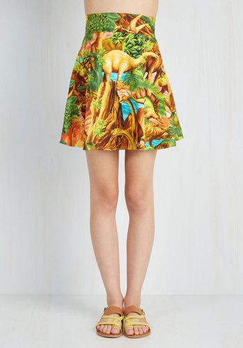 Folterinc Feeling Playful Skirt In Dinosaurs
