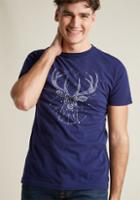 Modcloth Orion For Design Men's Graphic Tee In M