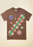 Modcloth The Presents Of The Force Men's T-shirt In Chewie