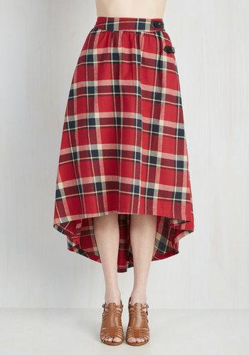 Alicespigltd London Is For Lovers Skirt In Ruby