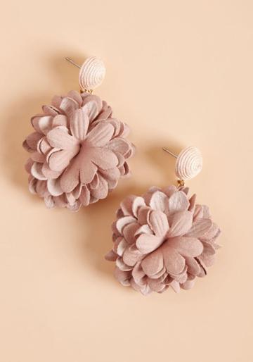 Modcloth Freshly-picked Finesse Earrings