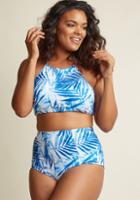 Modcloth Hurry Up And Wade Swimsuit Bottoms In L