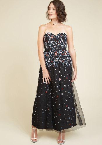  For Bliss I'm Grateful Maxi Dress In M