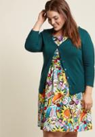 Modcloth Charter School Cardigan In Peacock In M
