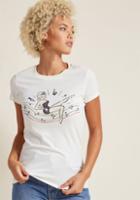 Modcloth Playful Pinup Graphic Tee In L
