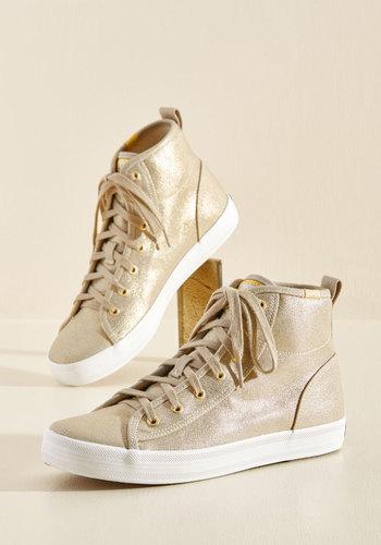  Hi-top Hype Sneaker In Champagne Sparkle In 8