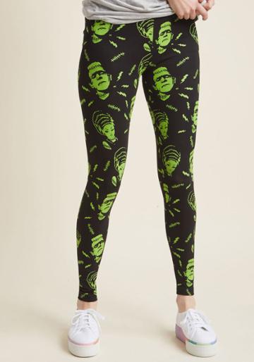 Banned Banned Like Monster Like Daughter Neon Leggings In L
