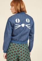  Whisker Takes All Denim Jacket In L