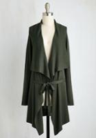 Staccato Swishin' And Hopin' Cardigan In Basil