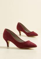  Luxe Of The Issue Heel In Merlot In 6