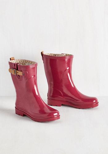 Washingtonshoecompanychooka Puddle It Be? Rain Boot In Magenta