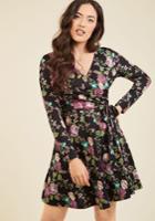  City Councilor Long Sleeve Dress In Floral In S