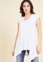 Modcloth A Crush On Casual Tunic In White