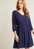 Modcloth All The More Excited A-line Dress In M