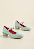  That Certain Sparkle T-strap Heel In Sky In 3 Uk