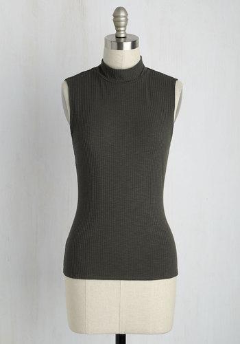  Panache With Care Tank Top In Charcoal In 1x