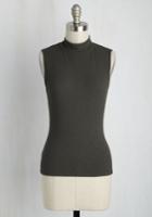  Panache With Care Tank Top In Charcoal In 1x