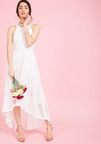 Harmonious Ceremony Maxi Dress In Ivory In Xs