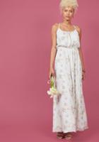 Modcloth All-around Lovely Maxi Dress In Botanical In Xxs