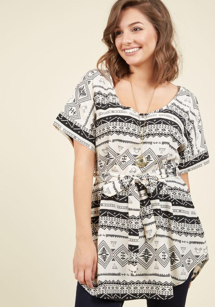 Modcloth Medium Format Memory Tunic In Southwestern