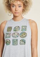 Modcloth I Cat Even Graphic Tank Top In 2x
