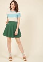  Whimsical Ambitions Skater Skirt In Pine In 3x