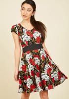  Fright For Sore Eyes A-line Dress In Xs