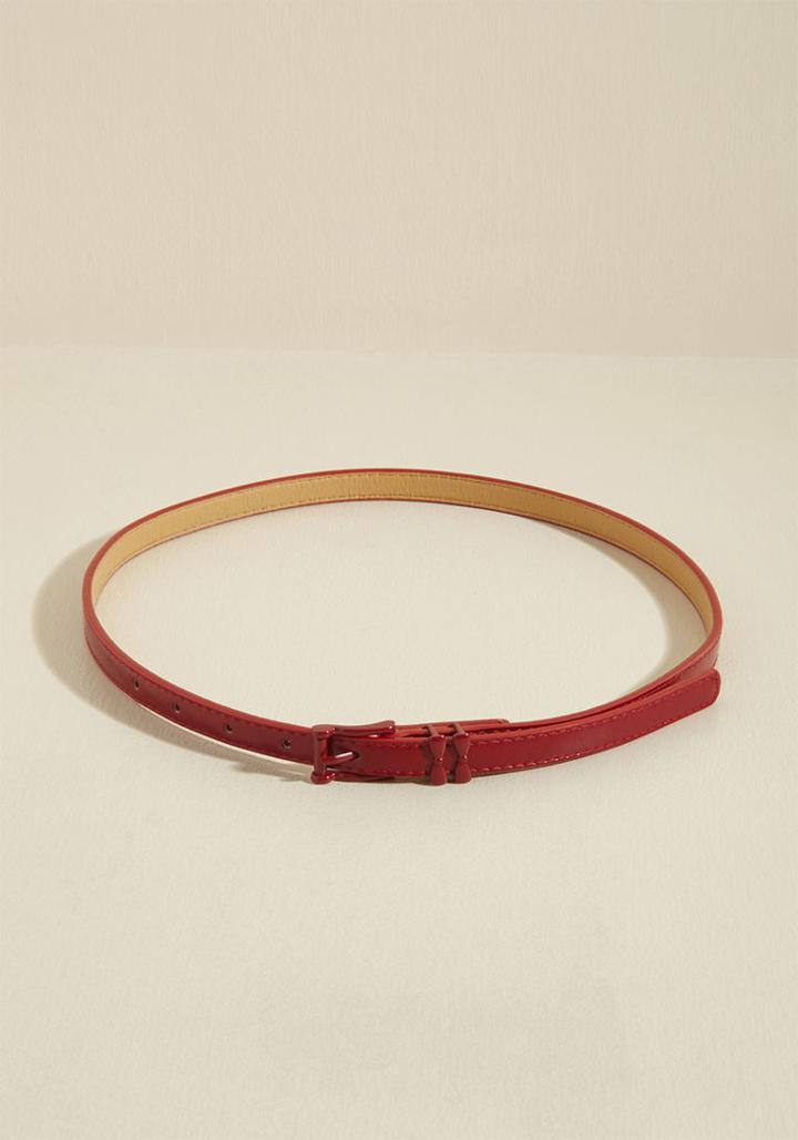 Banned Banned Fab Final Touch Belt In Ruby In M