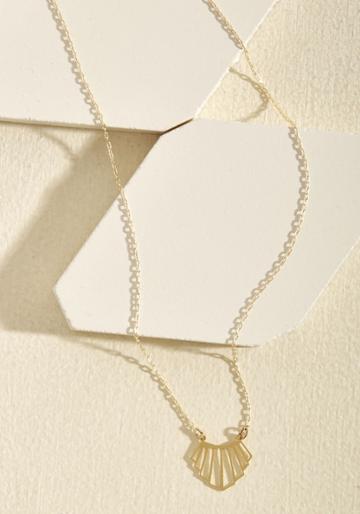 Modcloth Amid Much Fan-fair Necklace
