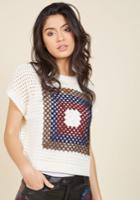  Crochet Si Bon Knit Top In 10 (uk)