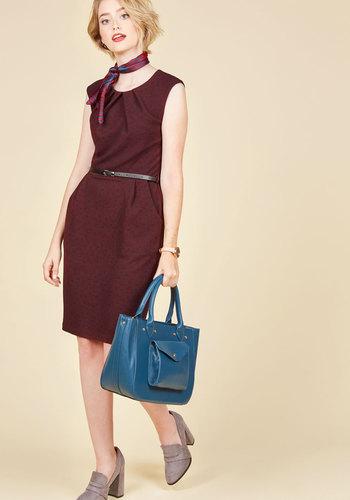  Teaching Classy Sheath Dress In Burgundy Dots In 4x