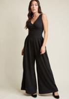 Modcloth Try For Sighs Jumpsuit In Black In L