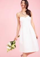  Aisle Style Midi Dress In Ivory In 22