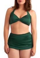  Bathing Beauty Two-piece Swimsuit In Emerald - 16-34 In 20