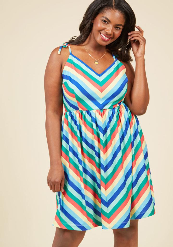  My Sunday Zest A-line Dress In Paradise In 1x
