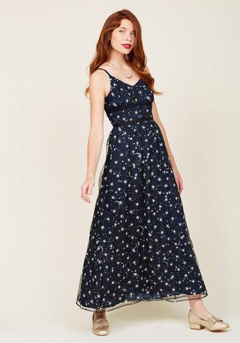  Nightfall Fantasia Maxi Dress In Xxs